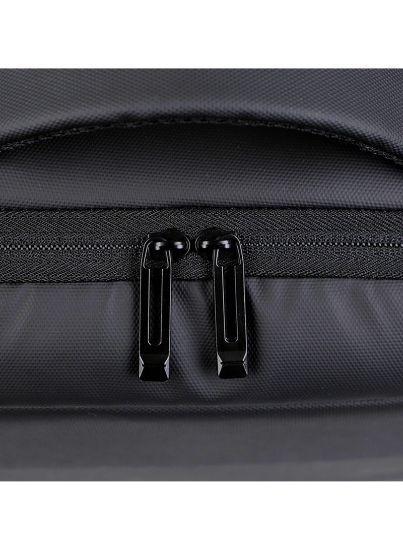 HIKE Expandable Premium Computer Backpack Water Resistant Shoulder Daypack with 360° Degree Opening Compartment and Built in USB Port for Travel/Business/College, HKY3730- Black - Image 5