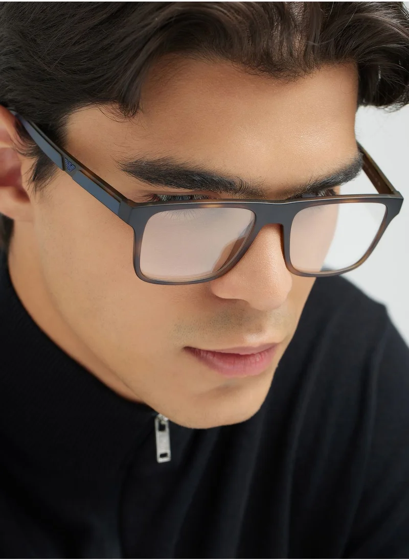 EMPORIO ARMANI 0Ea4115 Rectangle Sunglasses