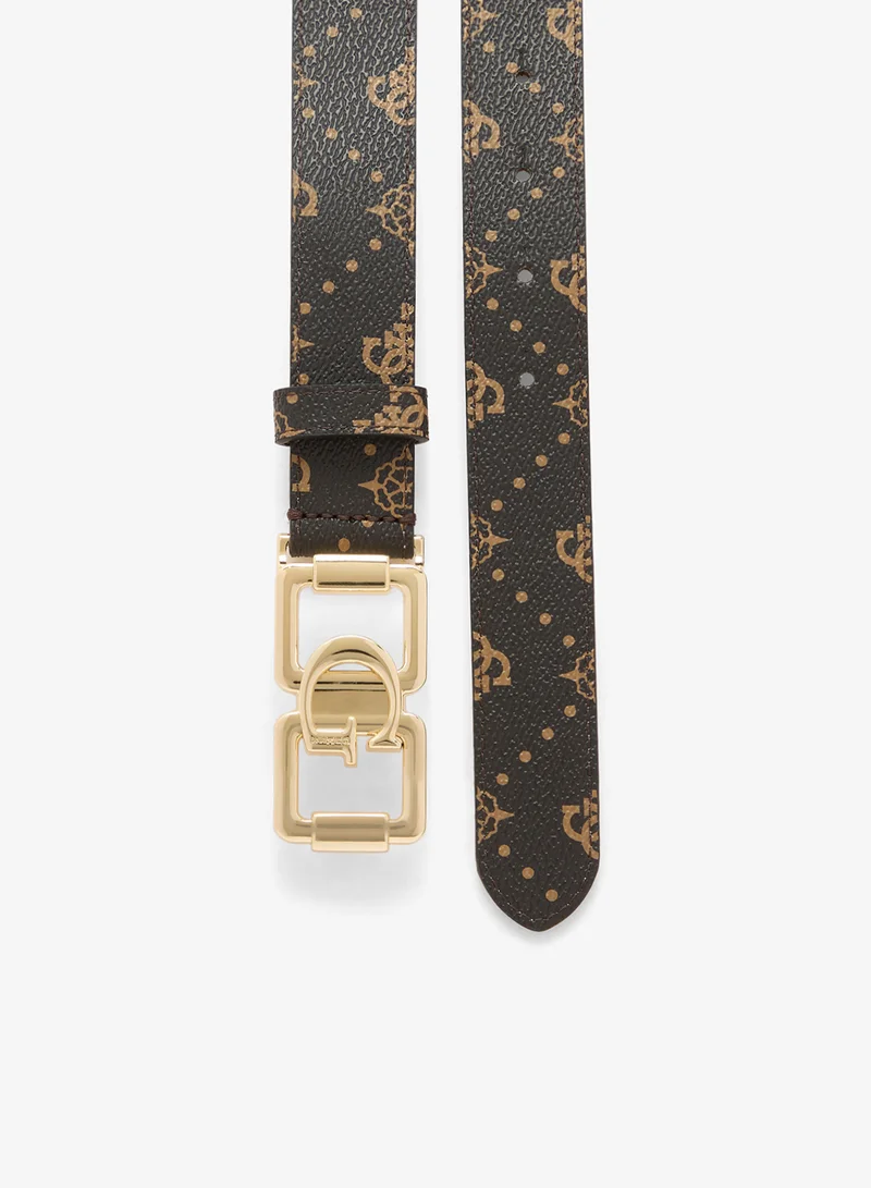 Guess Emelie Logo Allocated Hole Belt