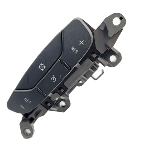 DEVMO D1957E Steering Wheel Cruise Control Switch Compatible with 2007-2013 Silverado Suburban Tahoe Avalanche Sierra Yukon Denali Escalade 2008-2009, Replace 15819309 - Image 1