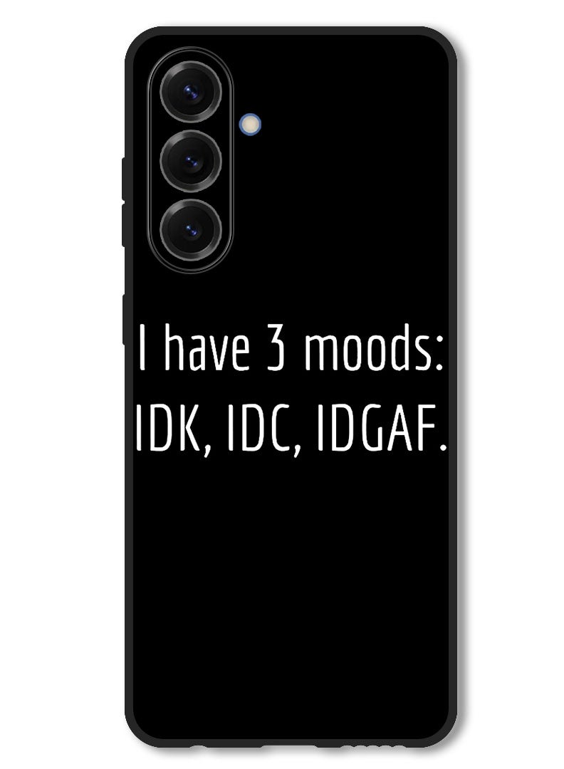 Theodor Case Compatible with Samsung Galaxy M56 6.74 Inch Protection Shockproof Bumper Cover i have 3 Moods - Image 1