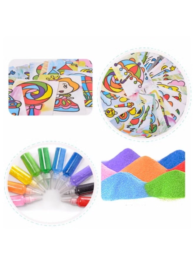 🎨 لعبة الرسم بالرمل الملون للأطفال – تجربة إبداعية ممتعة تتيح للطفل تصميم لوحات رائعة باستخدام رمل بألوان جذابة. 🌈 تنمي الخيال والتركيز والمهارات الحركية الدقيقة بطريقة سهلة وآمنة ومسلية - Image 4