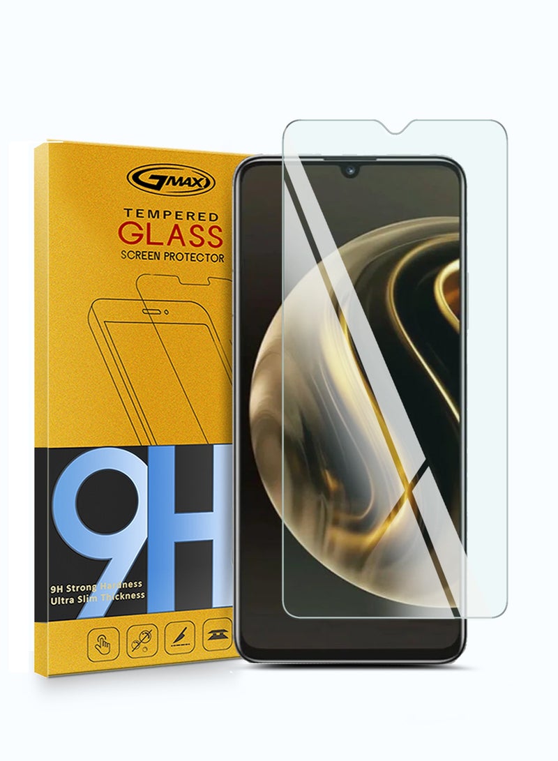 GMAX Premium Series Curved Edges 9H 2.5D Tempered Glass Screen Protector For Huawei Nova Y72 4G 2024 Clear - Image 1