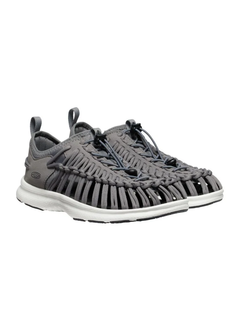Keen MENS UNEEK O3 FLAT SANDALS GREY/STAR WHITE