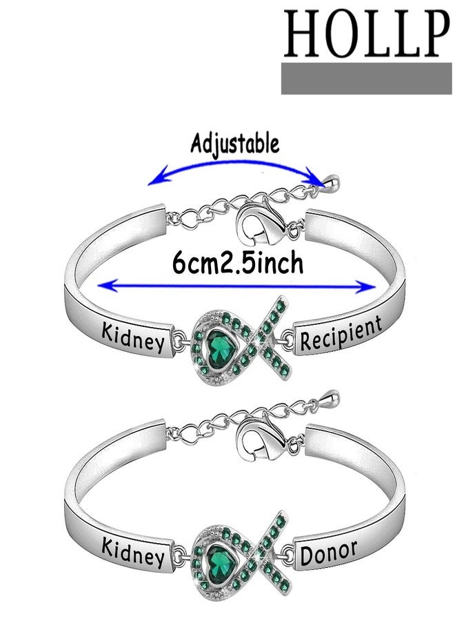 HOLLP Donor Jewelry Transplant Gift Set - Necklace & Bracelet for Kidney Donor or Recipient - Image 2