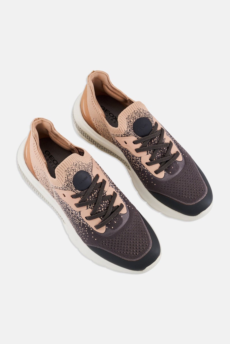 GEOX Women D Spherica Actif Lace Up Casual Shoes, Multicolor - Image 4