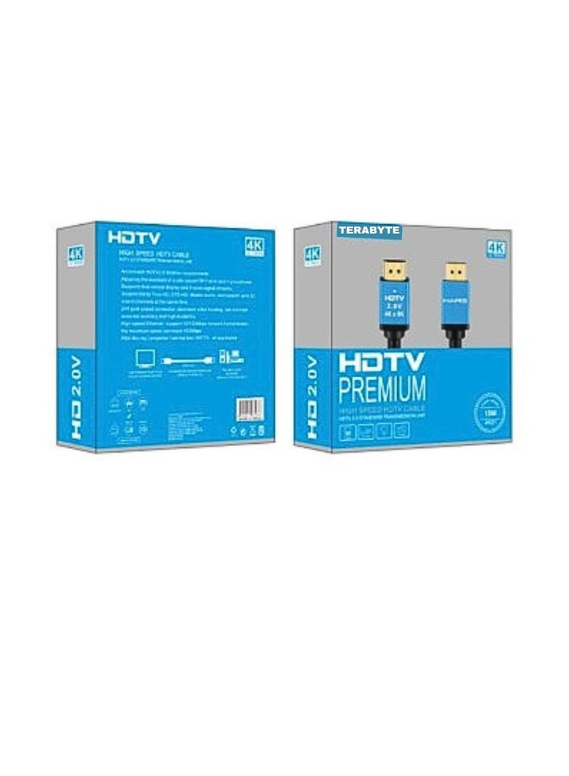Premium HDMI Cable 4K HDTV 2.0V Premium HDMI Cable -15M