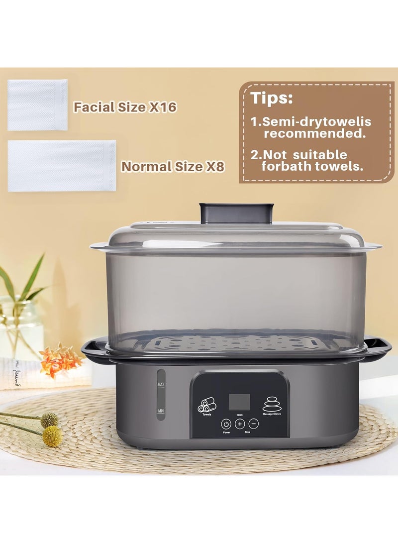 Towel Warmer, Towel Heater for Facials, 8L Hot Towel Warmer Steamer Towel Heater with Fast Heating for Quick Use is Massage, Spa and Home - Image 5