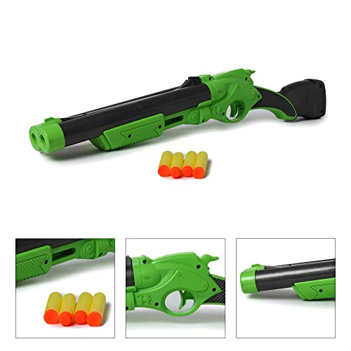 Toy Zone Toyzone Ben10 Double Barrel Shotgun-58793 | Foam Blaster Double Barrel Gun | Safe and Long Range | Lock & Load Pump Action | 5-Play Shotgun Shells with Gun | Shotgun Boomstick | Pull & Action ProShot | For Kids, Teens, Adults - Image 5