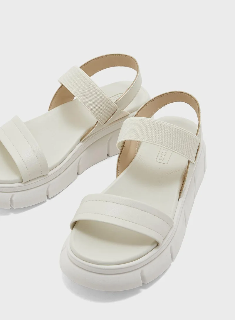 موليكا Marina Ankle Strap Wedge Sandals