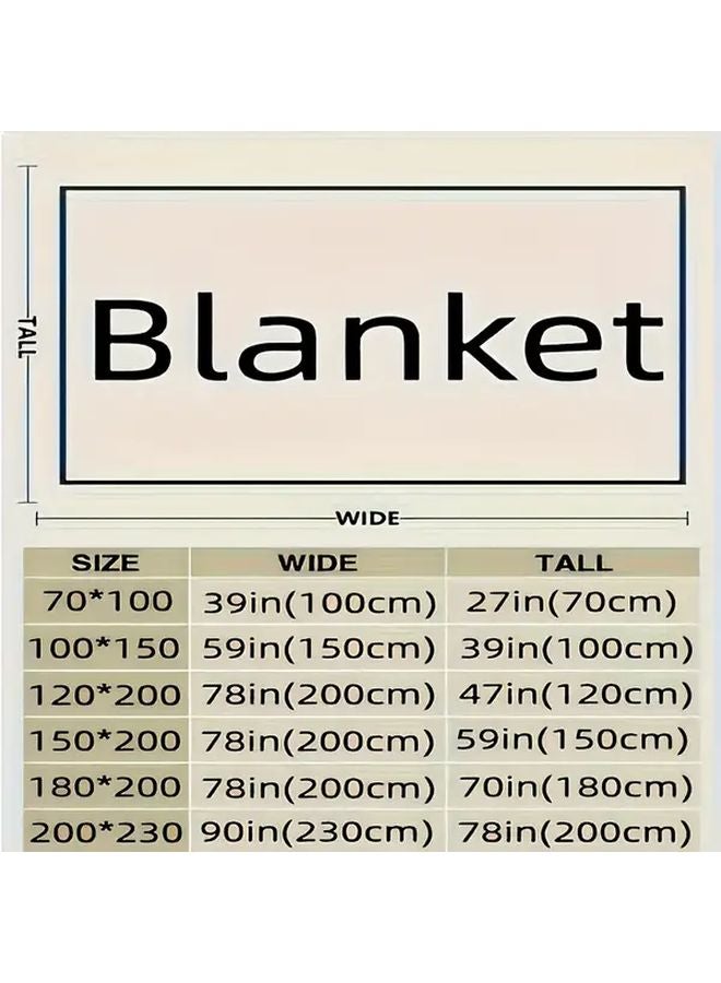 Grey Plush Fleece Blanket Ultra Soft Thickened Premium Jacquard All Season Warm - Image 4
