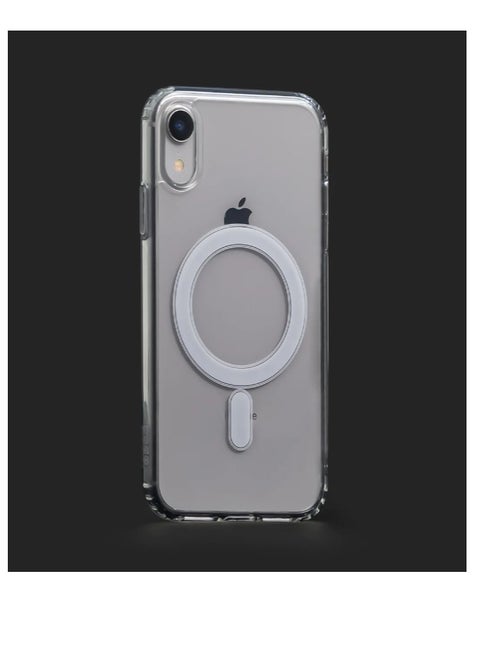 Ten tech Magnetic Case For iPhone XR Compatible With MagSafe Wireless Charging Shockproof Anti-Scratch Clear Back – ten tech)