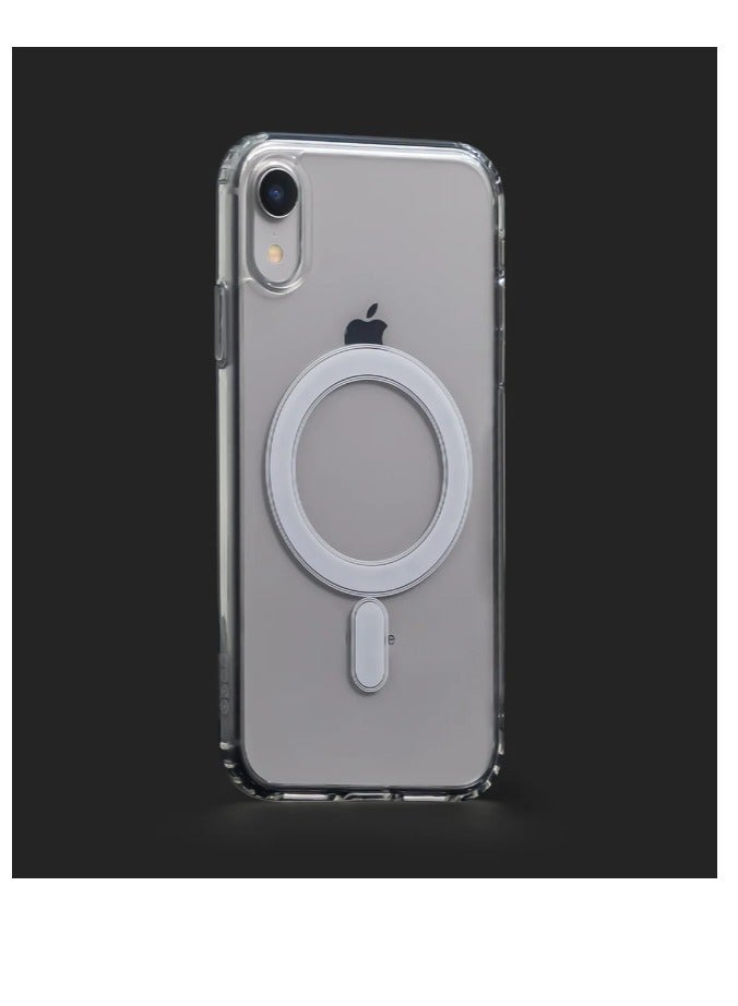 Ten tech Magnetic Case For iPhone XR Compatible With MagSafe Wireless Charging Shockproof Anti-Scratch Clear Back – ten tech)