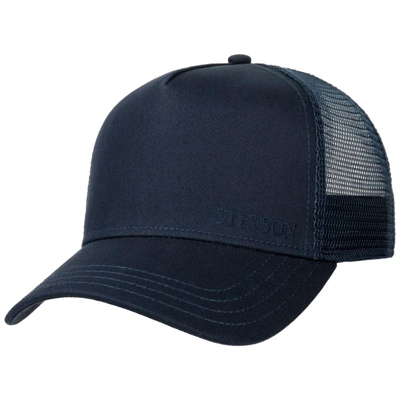 Stetson Classic Cotton Trucker Cap Women/Men Navy One Size - Image 1