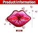 Vuzvuv 10 Packs of Large Pink Huge Red Lips Balloons Heart Ballons for Makeup Themed Party Anniversary Decor Kiss The Miss Goodbye30 Inch - Image 4