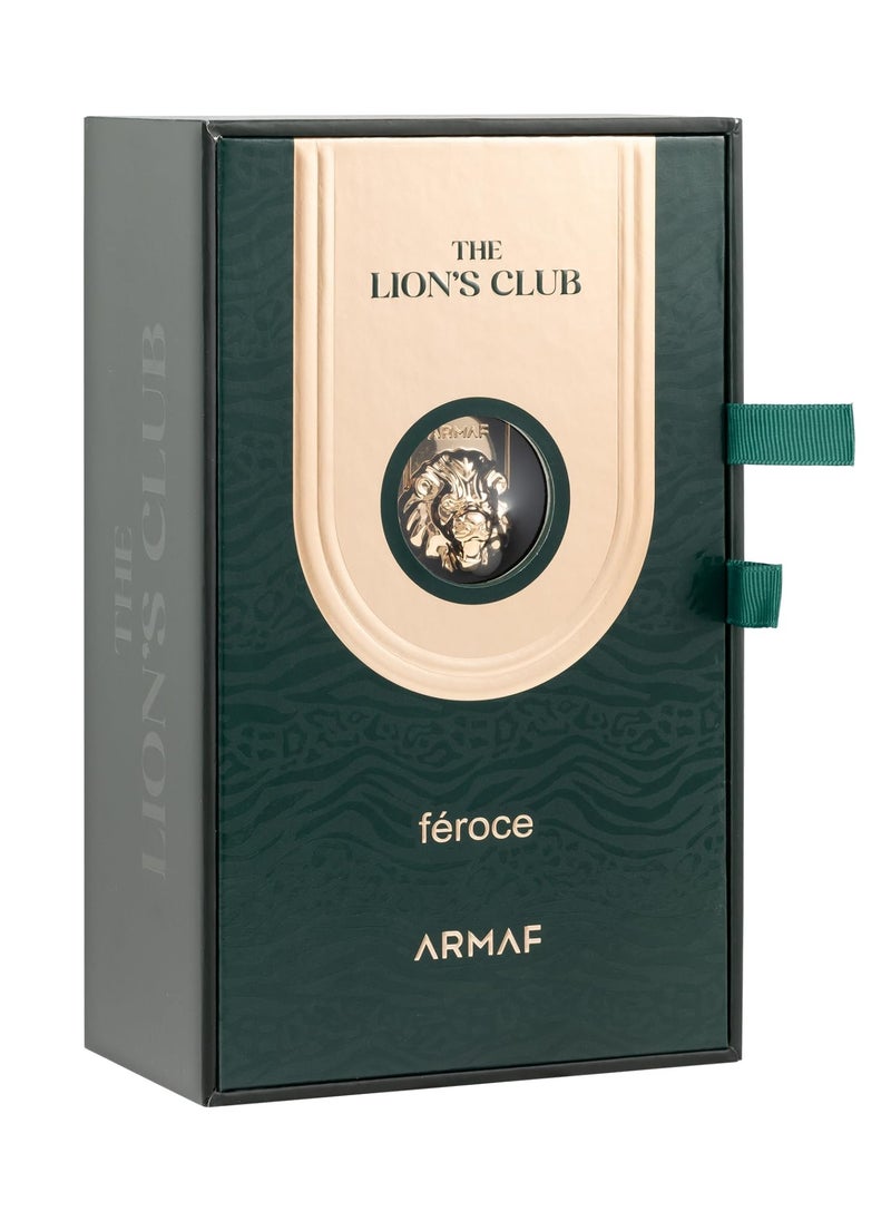Armaf Armaf Perfume The Lions Club Feroce Eau De Parfum For Him 100ml Green, Perfumes For Men  - Image 2