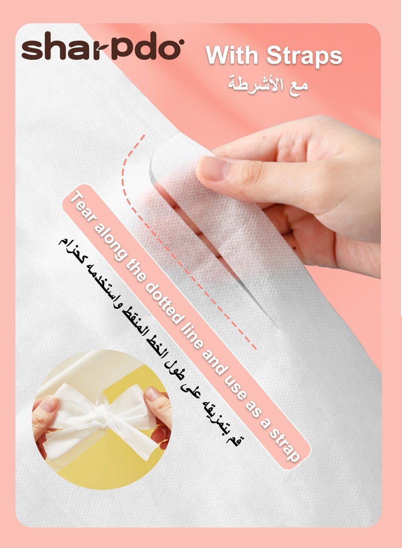 Sharpdo 4 PCS Disposable Bed Sheets Travel Sheets for Hotel, Disposable Sheets for Bed Travel Bedding Cover Portable Sheet with 1 Quilt Cover, 1 Sheet and 2 Pillowcase for Travel Business Trip Spa Hotel - Image 2