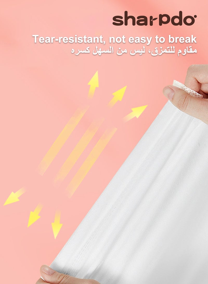 Sharpdo 4 PCS Disposable Bed Sheets Travel Sheets for Hotel, Disposable Sheets for Bed Travel Bedding Cover Portable Sheet with 1 Quilt Cover, 1 Sheet and 2 Pillowcase for Travel Business Trip Spa Hotel - Image 4