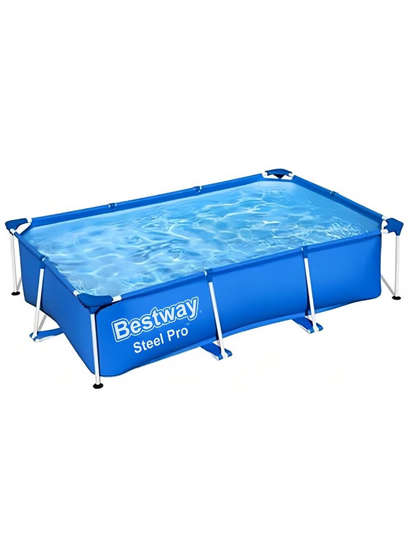 Bestway Durable Metal Frame Above Ground Swimming Pool for Families - 259x170x61cm, Safe, Durable & Easy to Set Up, Ideal for Kids and Adults - Image 1