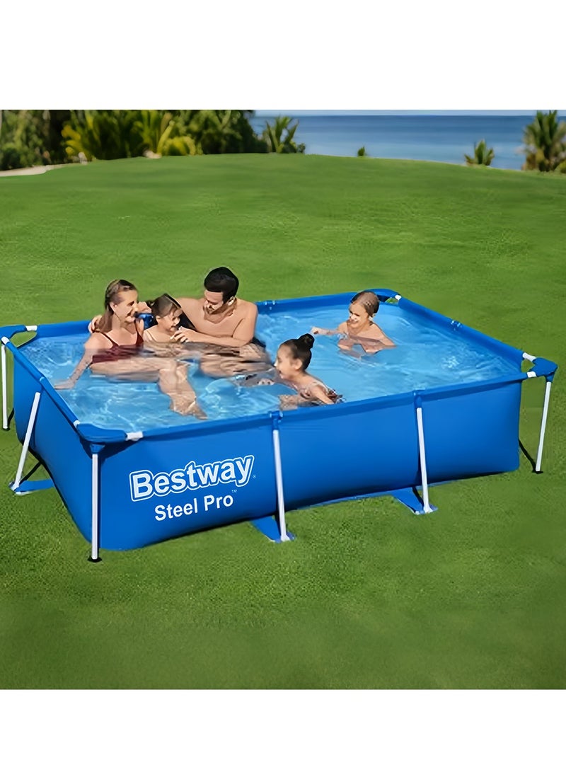 Bestway Durable Metal Frame Above Ground Swimming Pool for Families - 259x170x61cm, Safe, Durable & Easy to Set Up, Ideal for Kids and Adults - Image 5