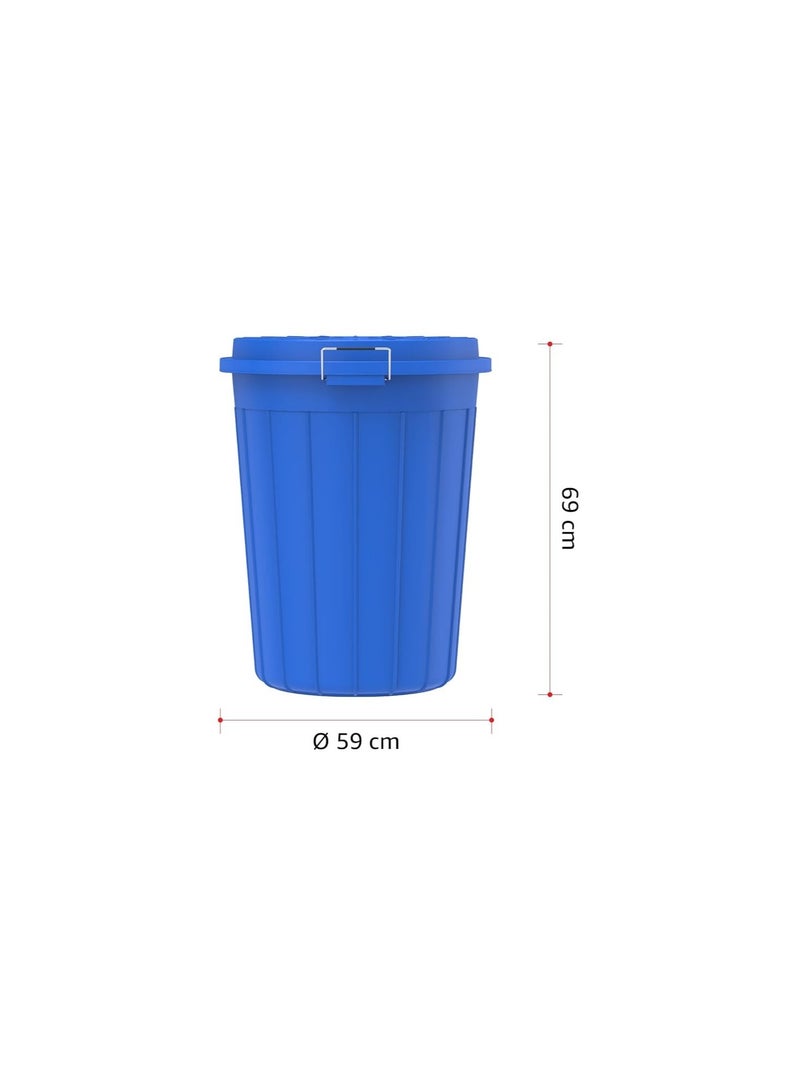 Cosmoplast 125L Round Plastic Drums with Lid In Multiple color  - Image 5