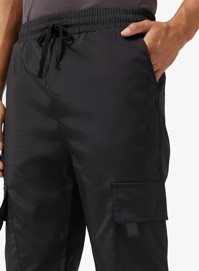 سفنتي فايف بنطلون كارجو واسع برباط - Image 3