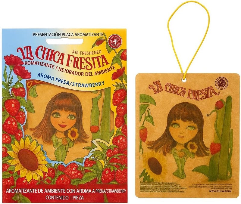 V-Spec 6 pack Strawberry La Chica Fresita air Fresheners Aromatizante Fresa - Image 5