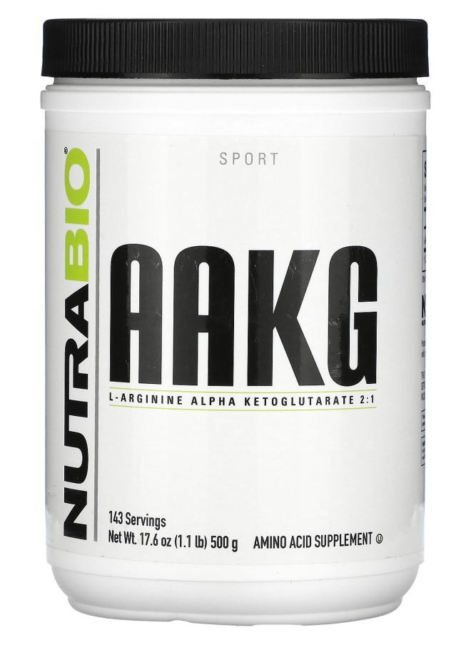 NutraBio AAKG 1.1 lb (500 g) 