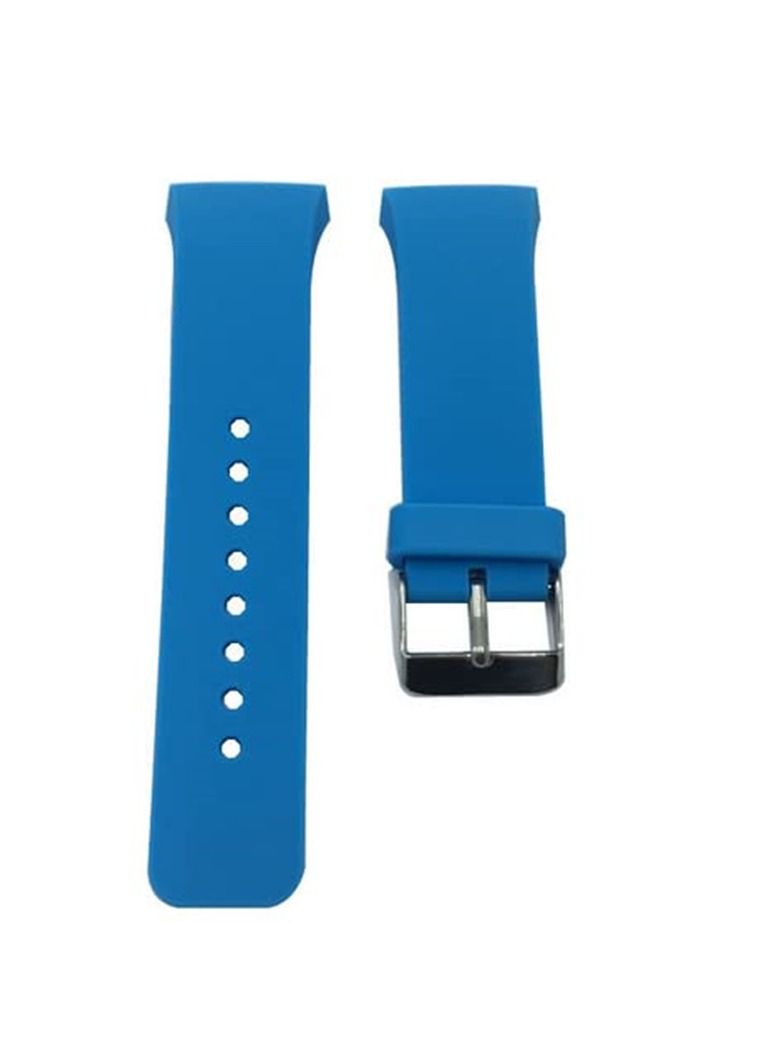 Blue Silicone Watch Band Strap for Samsung Galaxy Gear S2 SM-R720 - Image 3