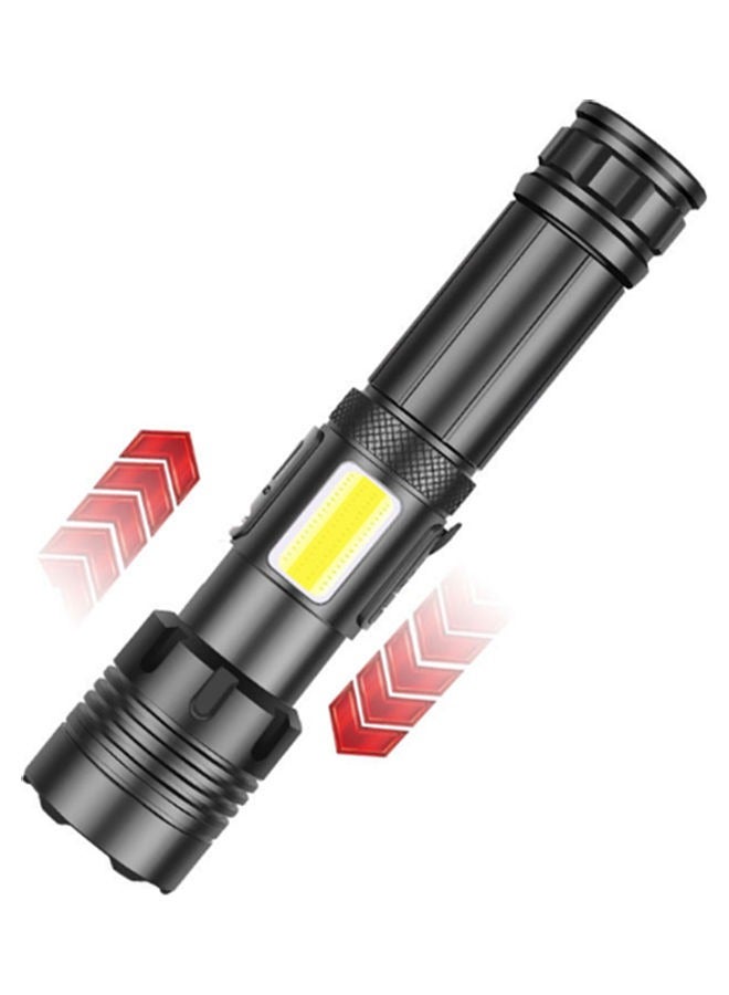 Strong Light Flashlight P70 Telescopic Zoom Charging Outdoor Multi-Function LED Rechargeable Flashlight - Image 4