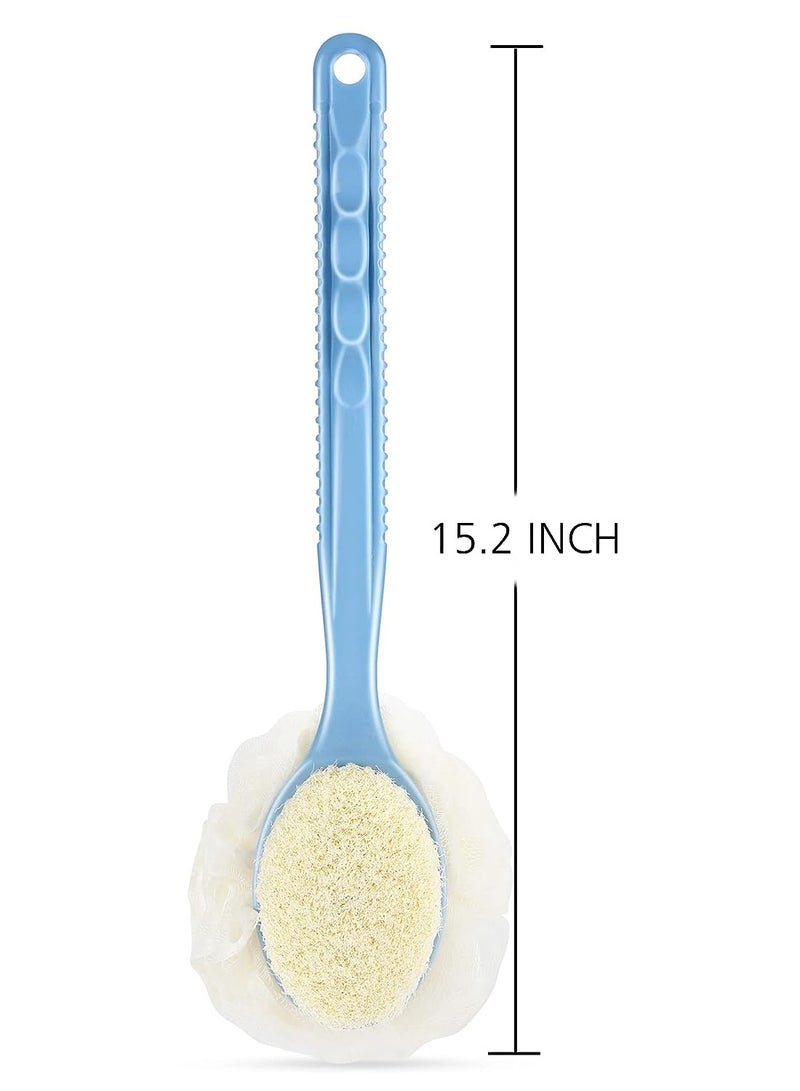 General Shower Brush with Soft and Stiff Bristles,20.5" Extra Long Handle Dual-Sided Back Scrubber Bath Brush Body Exfoliator for Wet or Dry Brushing (Extra Long Handle)  - Image 5
