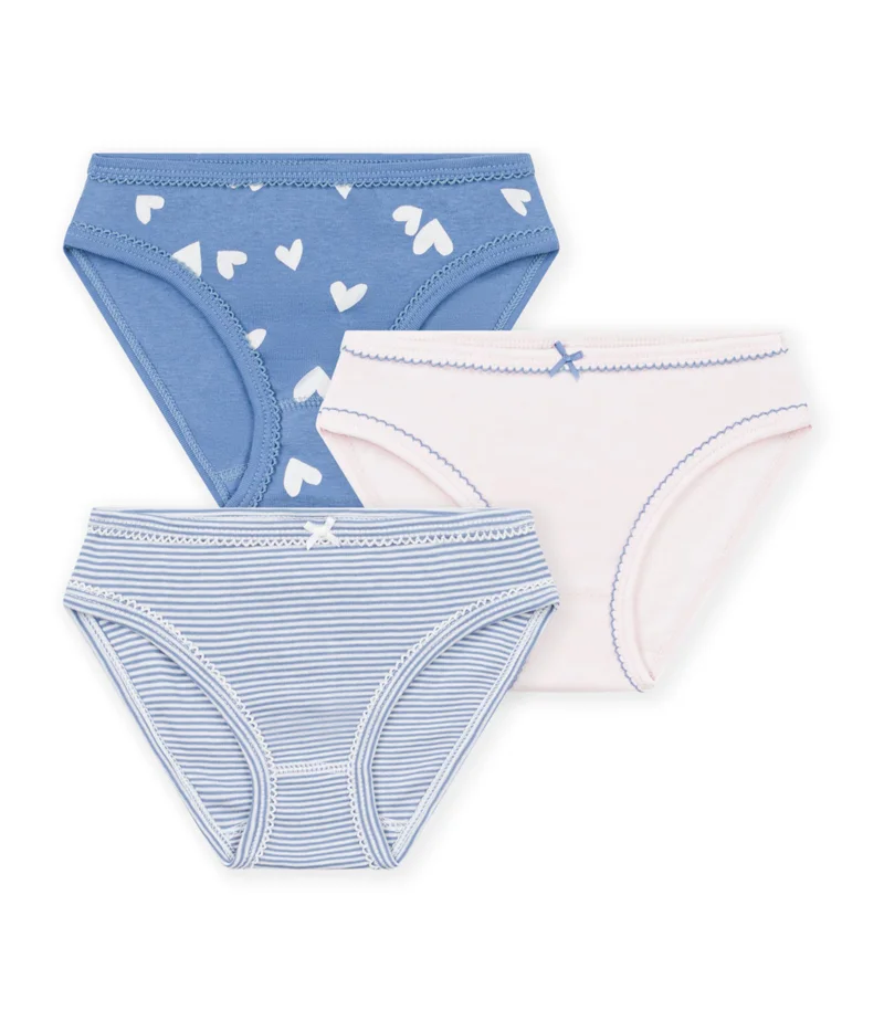 بيتي باتو Pack Of Children's Cotton Pants With Hearts