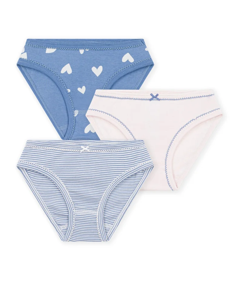 بيتي باتو Pack Of Children's Cotton Pants With Hearts