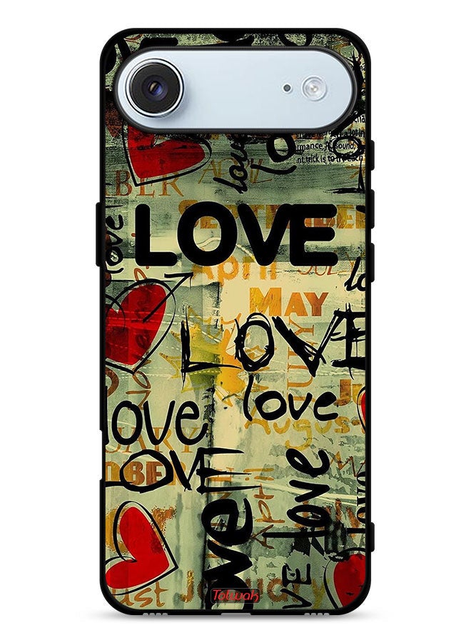 Tolwak Apple iPhone Air Protective Case Cover Love Tags - Image 1