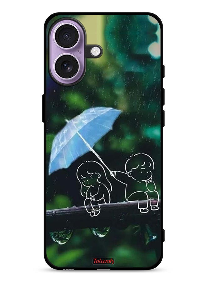 Tolwak Apple iPhone 17 Protective Case Cover Couple Abstract Art - Image 1