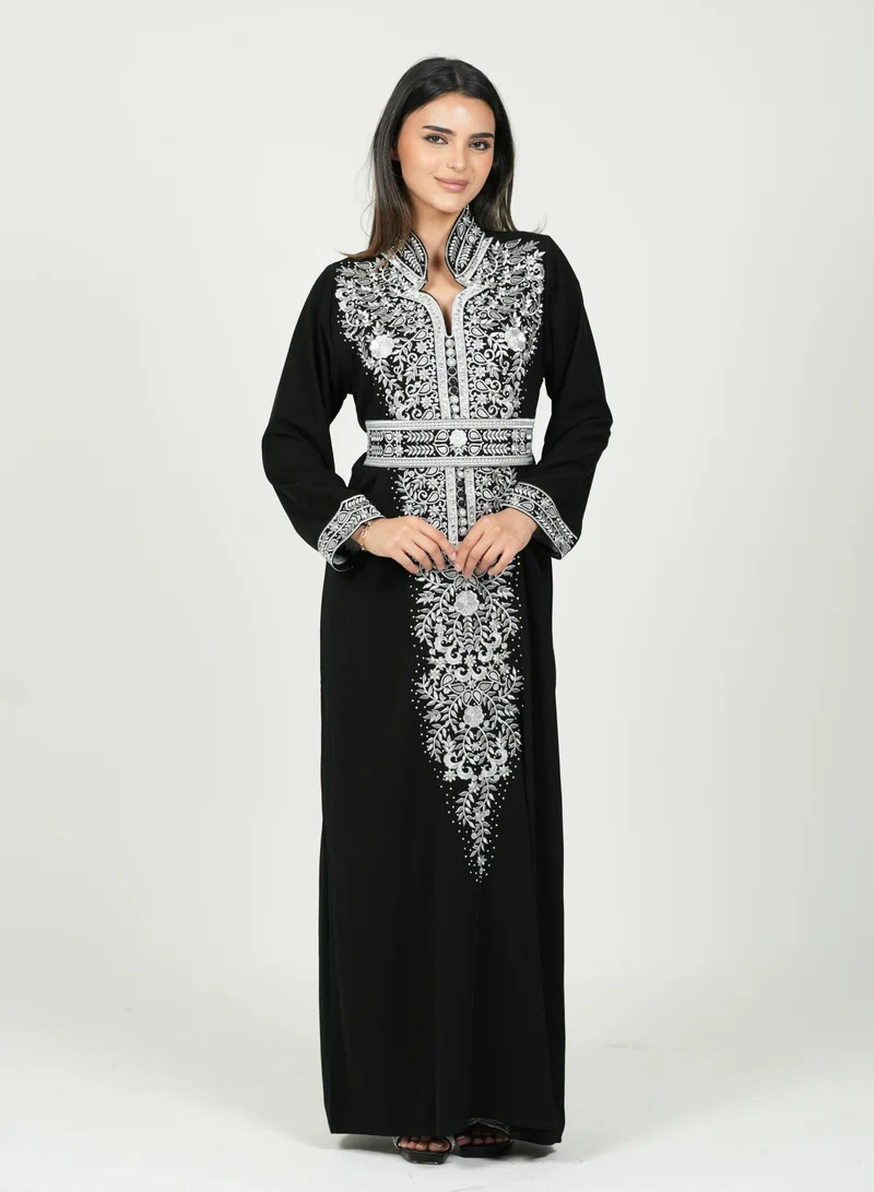 AL BENT AL SHARQIEH embroidered jalabiya dress