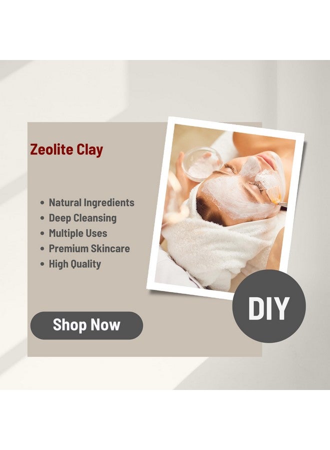 Hollywood Secrets Clay Powders 200gms (Pure Zeolite Clay) | Healing Clay | Skin Brightening | For Face, Body, Foot - Image 2