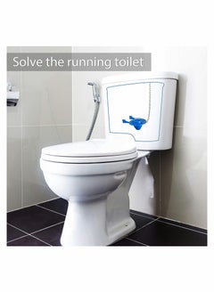 KASTWAVE Toilet Flapper Replacement, with 2 Pieces Toilet Handle Chains  - Image 4