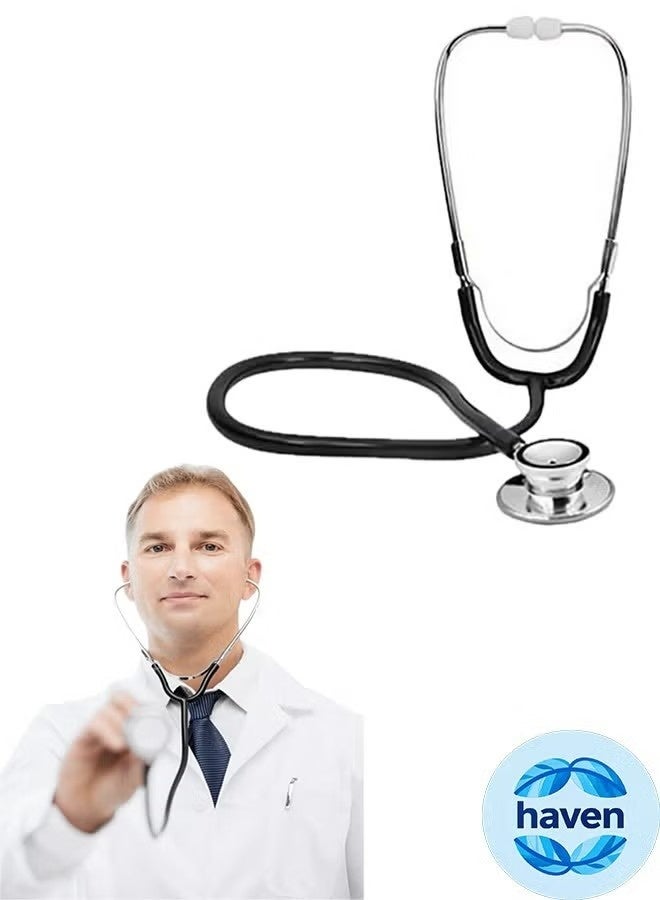 HAVEN Professional Portable Medical Dual Headed Multifunctional Stethoscope Tube Home Medical Professional Listening Heartbeat Pulse Stethoscope - Image 1