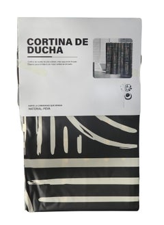 Generic Waterproof Polyester Shower Curtain With 12 Hooks 180*180CM  - Image 2