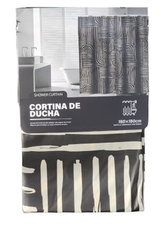 Generic Waterproof Polyester Shower Curtain With 12 Hooks 180*180CM  - Image 3