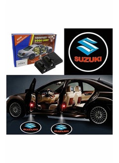 NIBEMINENT 2-Piece LED Car Door Suzuki Logo Projector Shadow Light Set  - Image 2