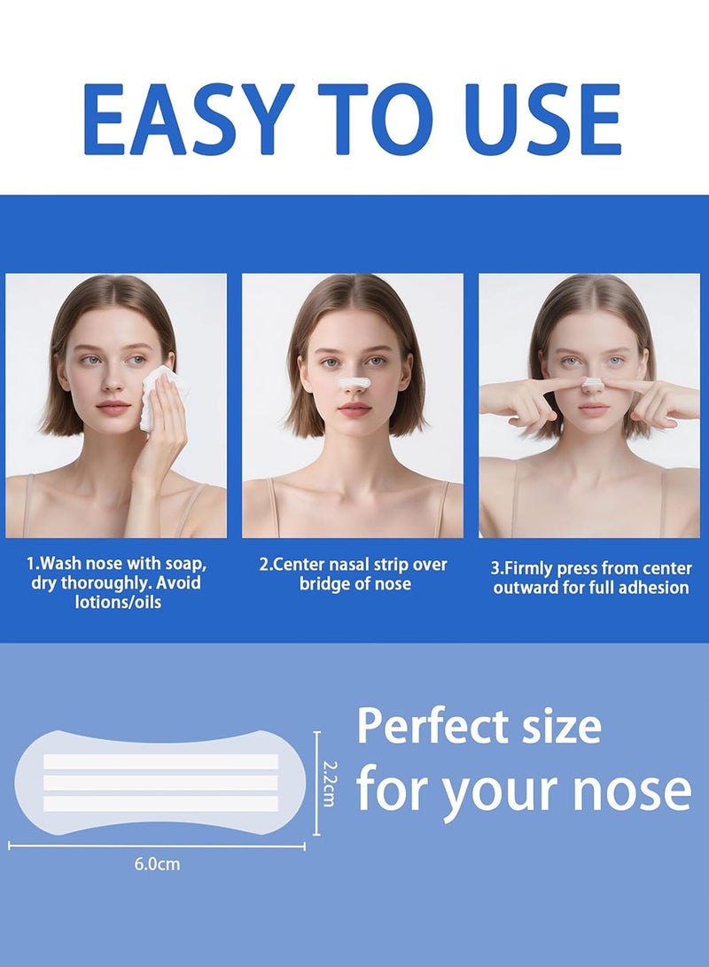 Chillspace 30Day Performance Breathing Nasal Strips Anti Snore - Athletic Nose Patch for Snoring & Sleeping - Oil & Sweat Proof Adhesive - Wide Body, Universal Fit, Extra Strength (Clear) - Image 5