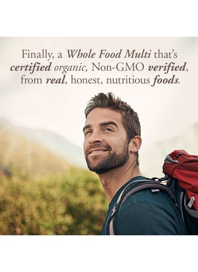 Garden of Life - mykind Organics Whole Food Multivitamin for Men, 120 Tablets, Vegan Mens Vitamins and Minerals for Mens Health and Well-Being, Certified Organic Vegan Mens Multi - Image 1
