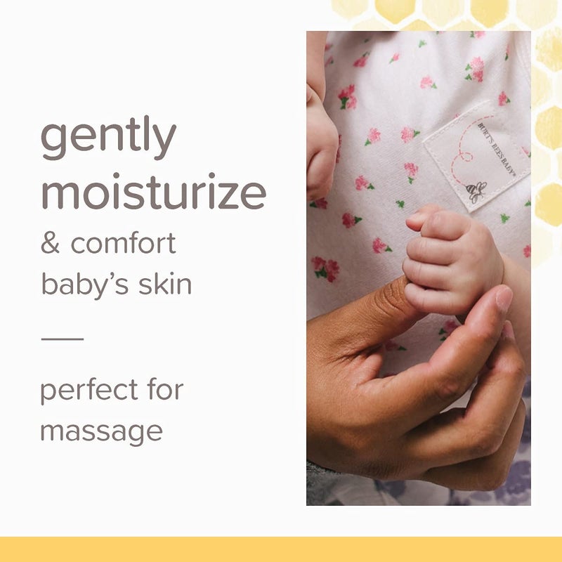 Burt's Bees Baby™ Nourishing Baby Oil, 100% Natural Baby Skin Care - 4 Ounce Bottle - Pack of 3 - Image 3