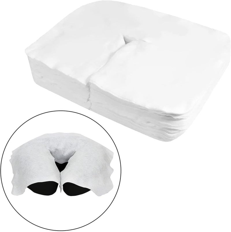 predolo 300x Face Cradle Covers Soft Non Sticking Nonwoven Massage Headrest - Image 2