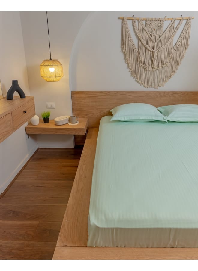 ب كومفورت  طقم ملاية أستك استرايب منت - Image 1