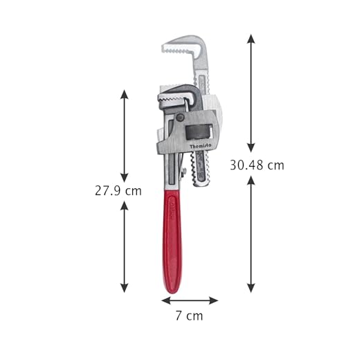 THEMISTO TH-T25 12 inch Adjustable Pipe Wrench - Image 2