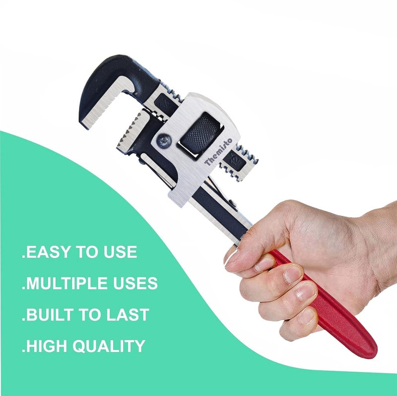 THEMISTO TH-T25 12 inch Adjustable Pipe Wrench - Image 4