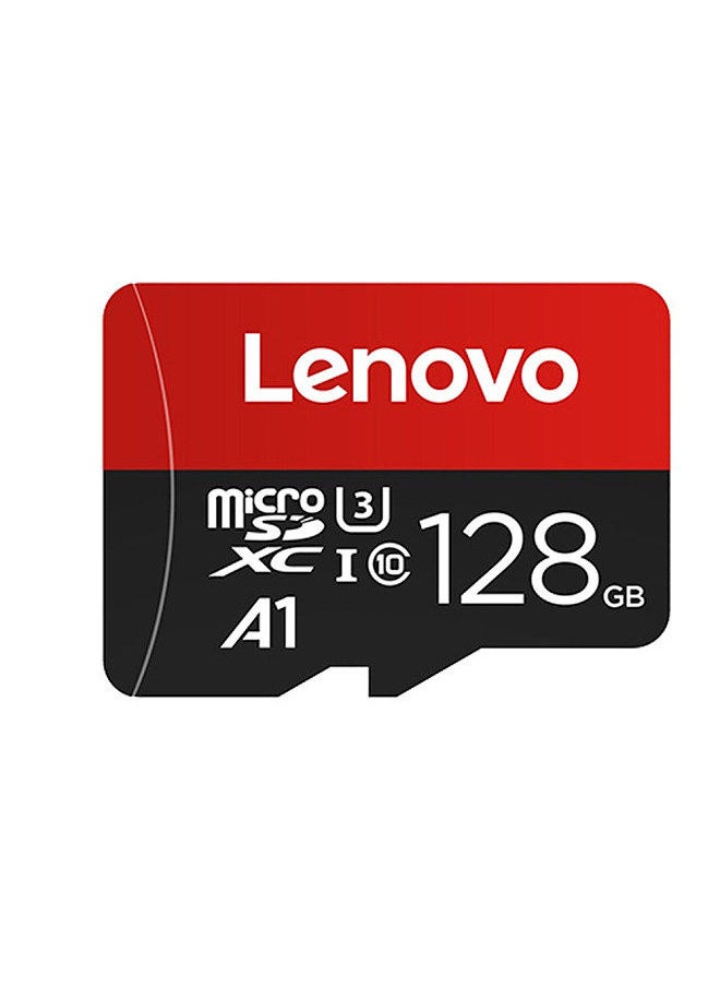 Lenovo - 128GB TF Card High-speed Micro SD Card A1 U3 C10 Speed Level up to 100MB/s Read Speed for Phone Tablet Monitoring Device - Image 1